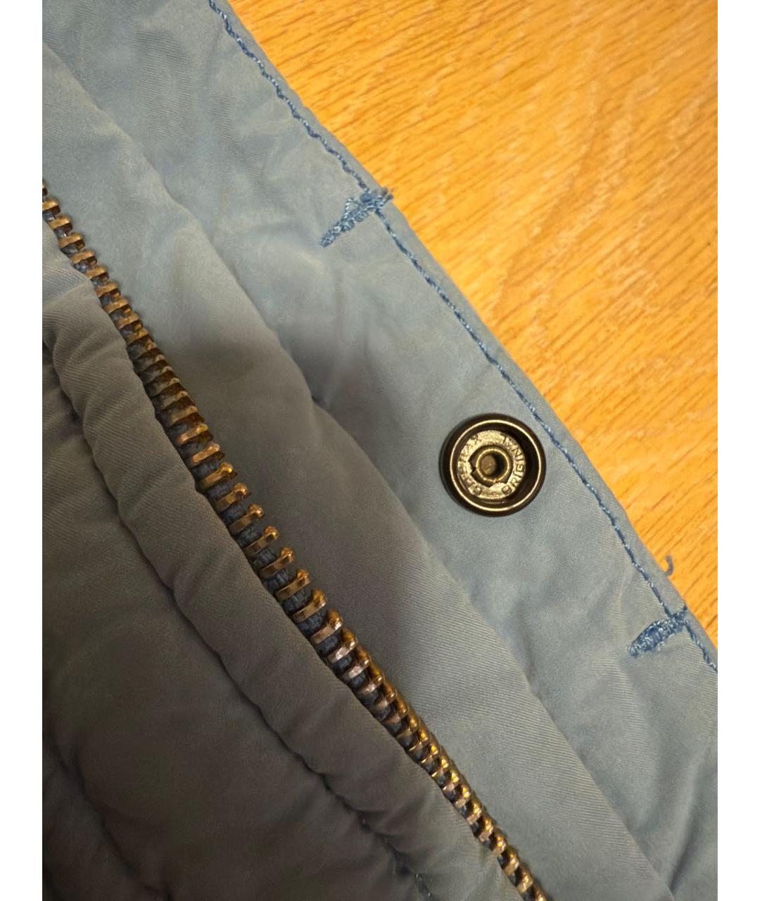 STONE ISLAND Голубая полиамидовая парка, фото 8