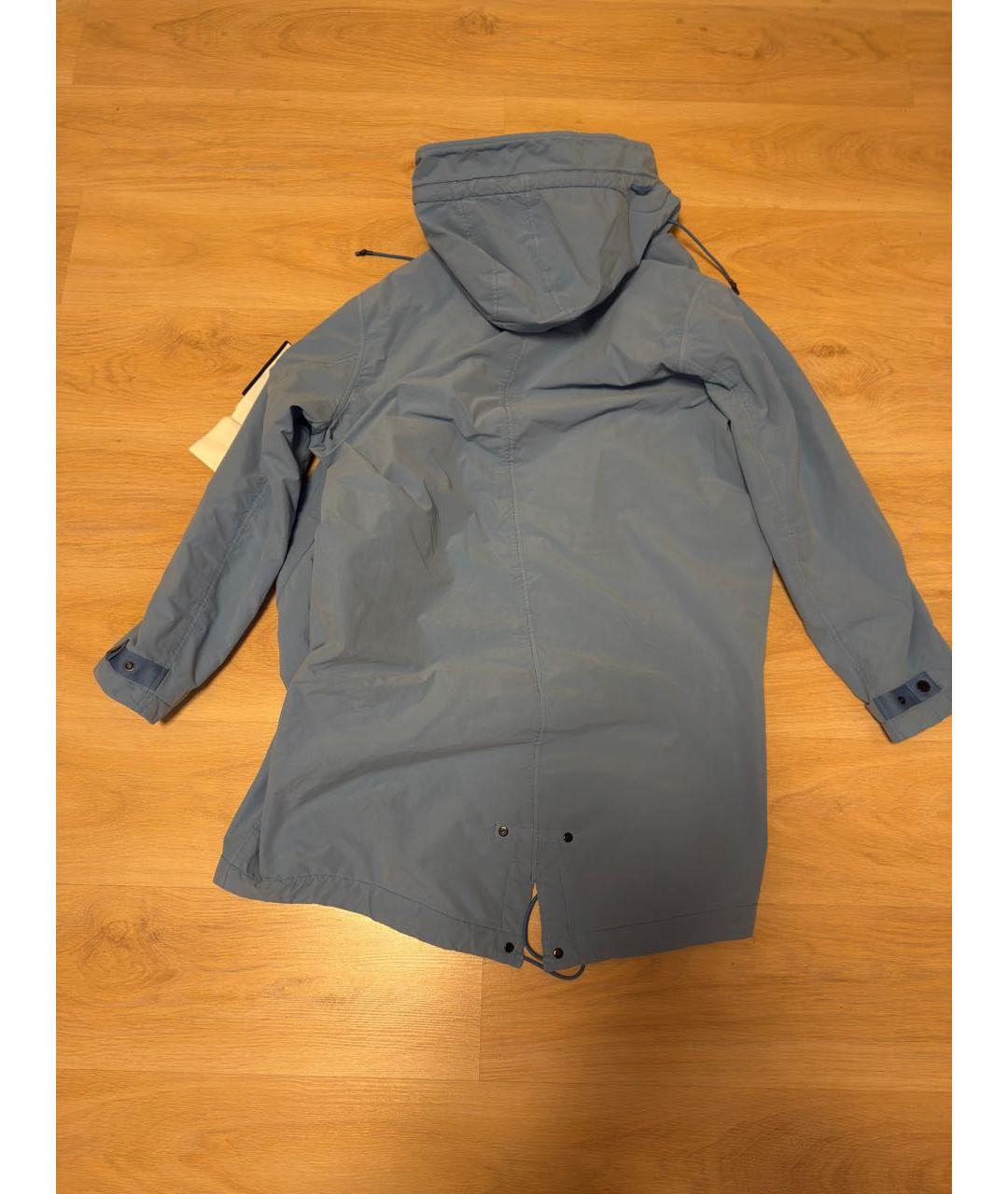 STONE ISLAND Голубая полиамидовая парка, фото 2