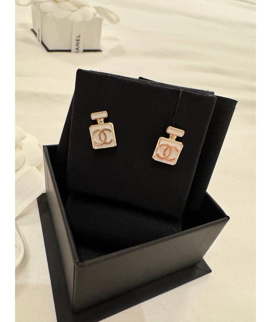 CHANEL Металлические серьги, фото 2