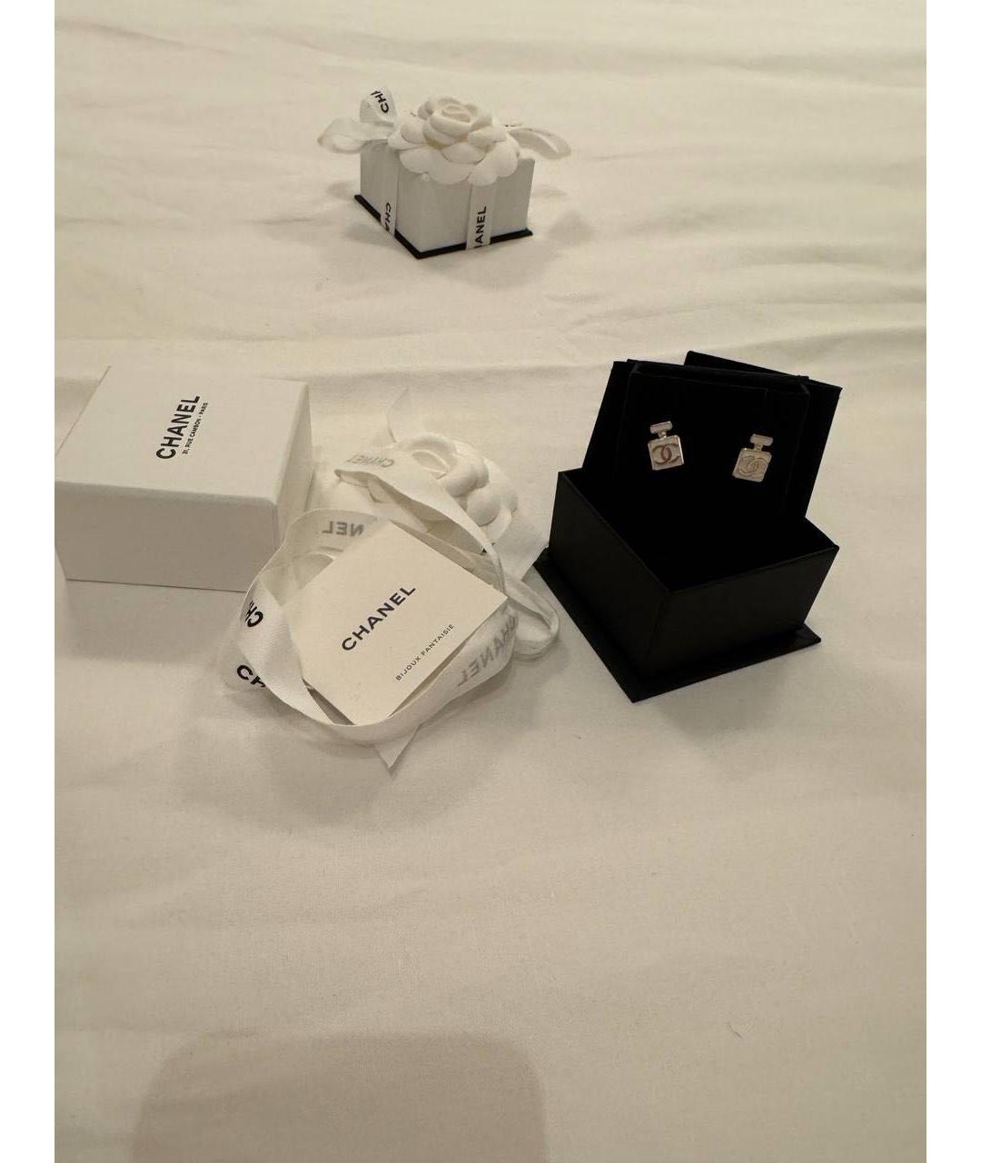 CHANEL Металлические серьги, фото 4