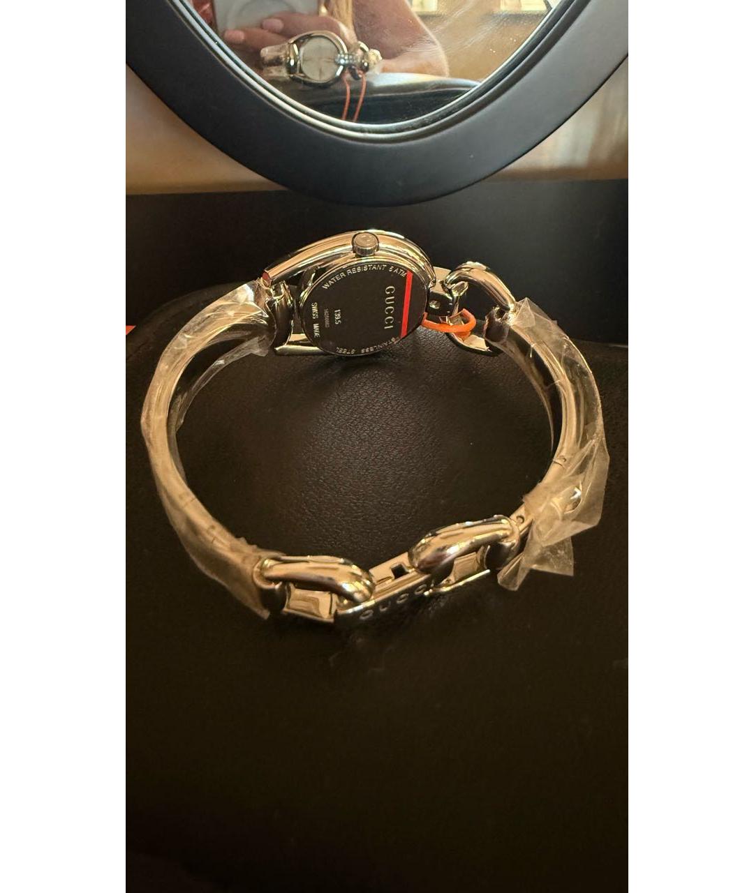 GUCCI Серебряные часы, фото 3