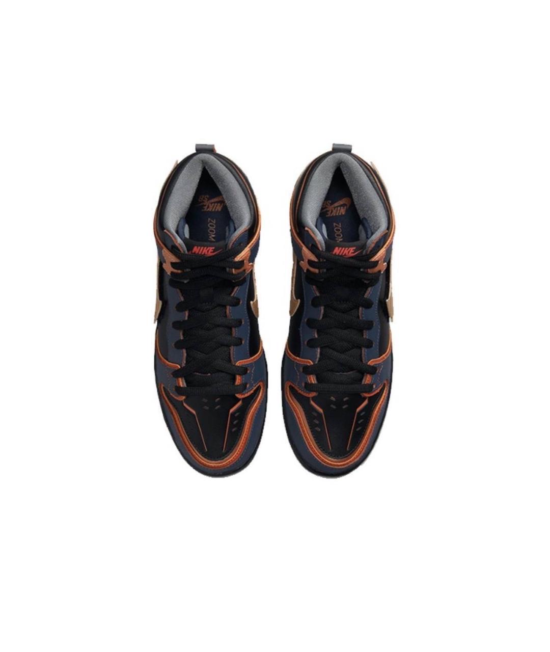 NIKE Мульти кожаные высокие кроссовки / кеды, фото 3