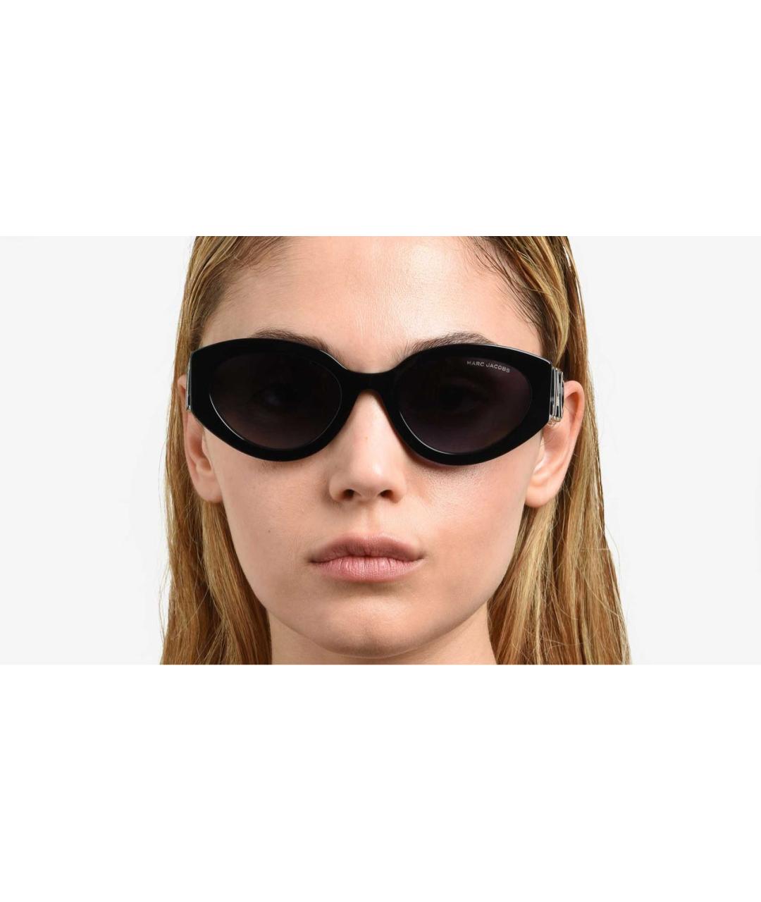 MARC JACOBS Черные пластиковые солнцезащитные очки, фото 6