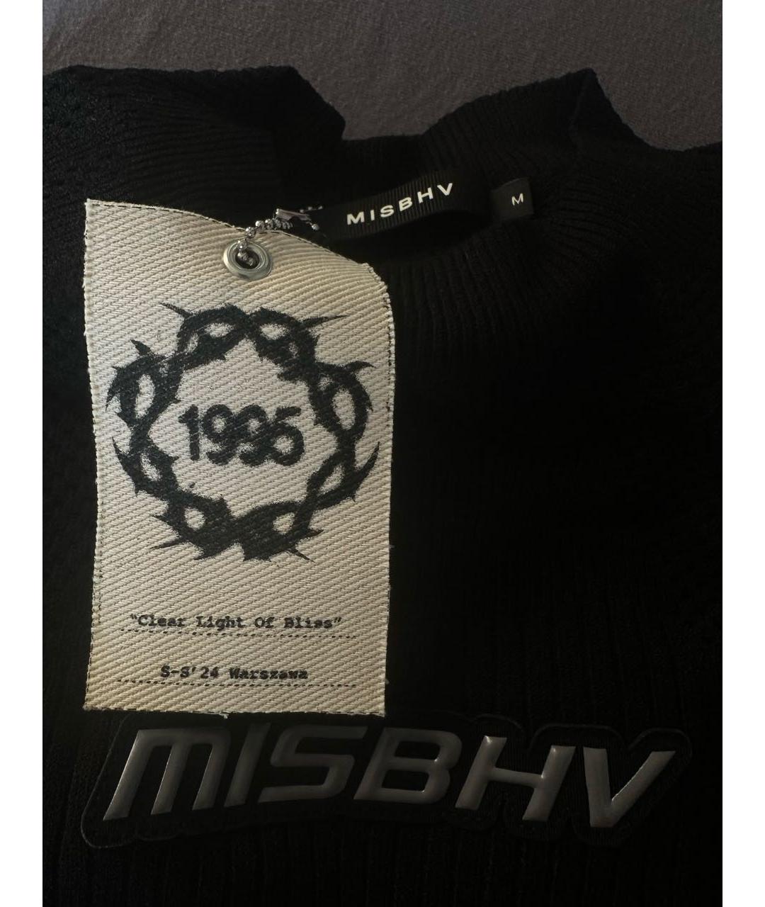 MISBHV Черный вискозный джемпер / свитер, фото 5