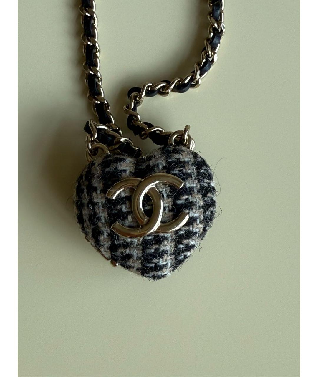 CHANEL Серая подвеска, фото 4