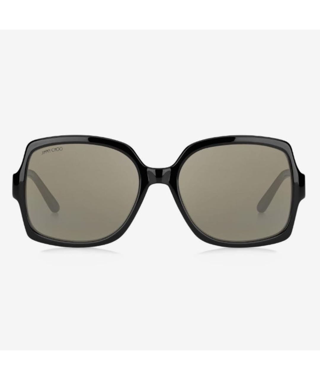 JIMMY CHOO Черные пластиковые солнцезащитные очки, фото 2