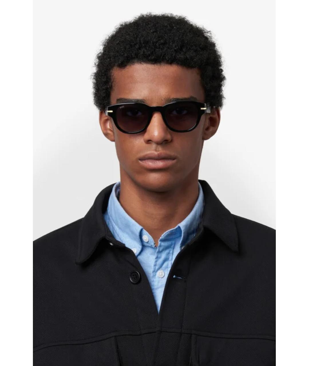 HUGO BOSS Черные пластиковые солнцезащитные очки, фото 6