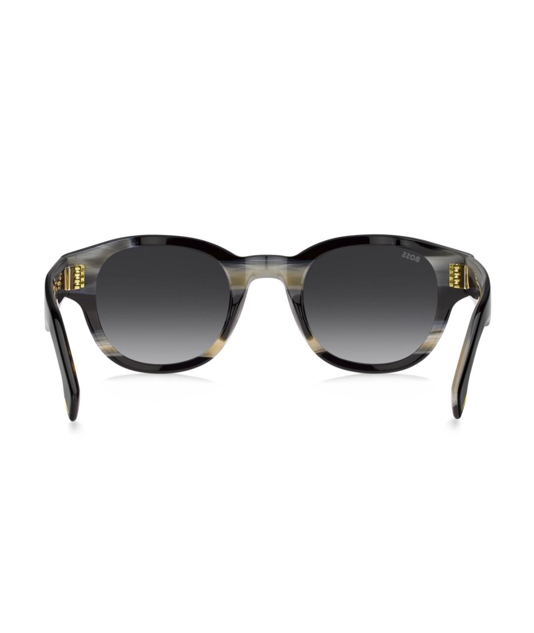 HUGO BOSS Черные пластиковые солнцезащитные очки, фото 4