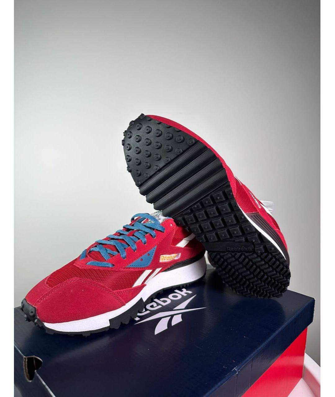 REEBOK Красные замшевые низкие кроссовки / кеды, фото 6