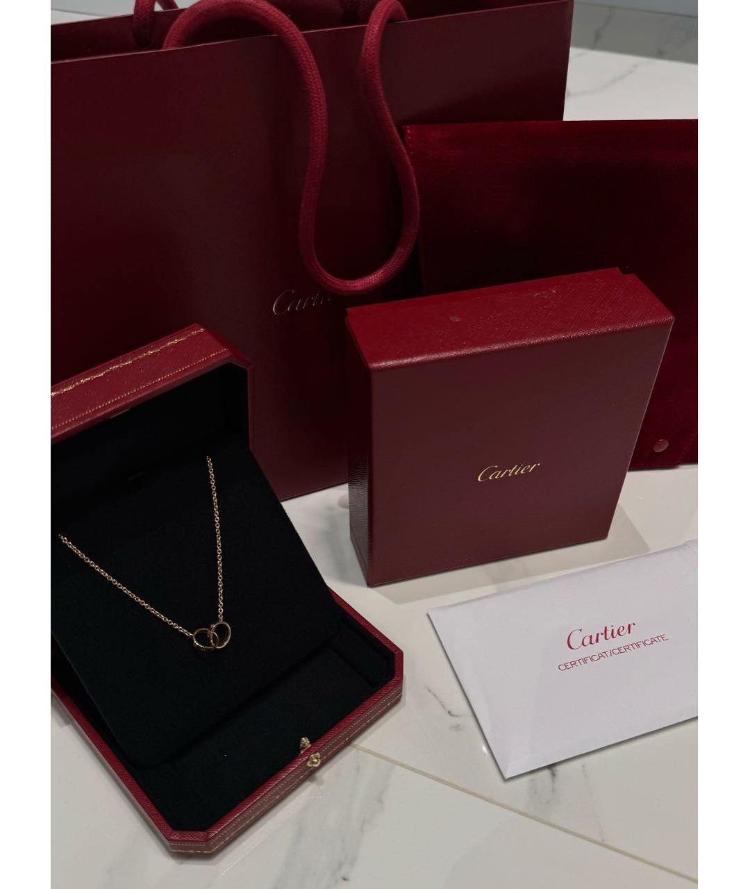 CARTIER Золотая подвеска из розового золота, фото 3