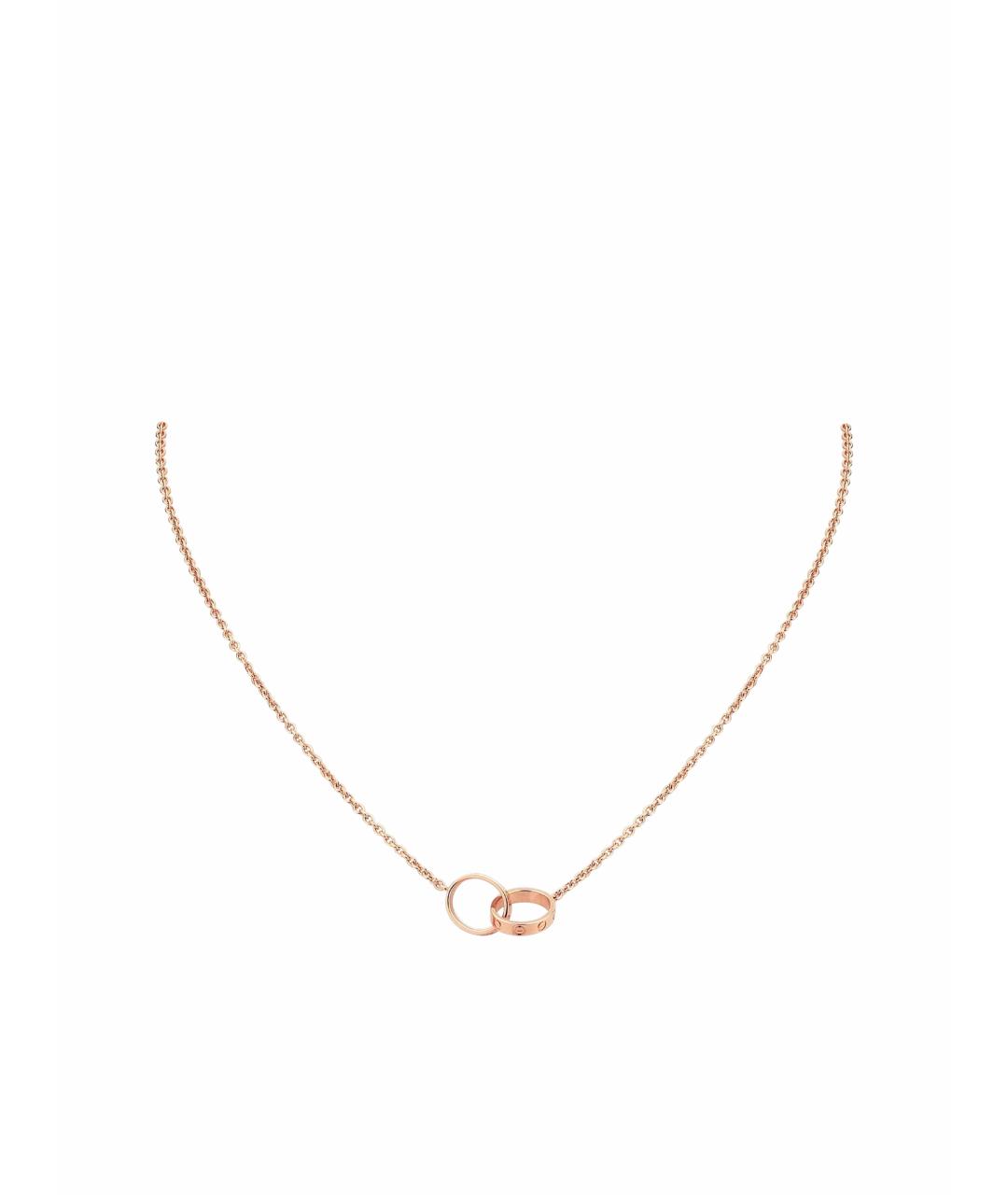 CARTIER Золотая подвеска из розового золота, фото 1