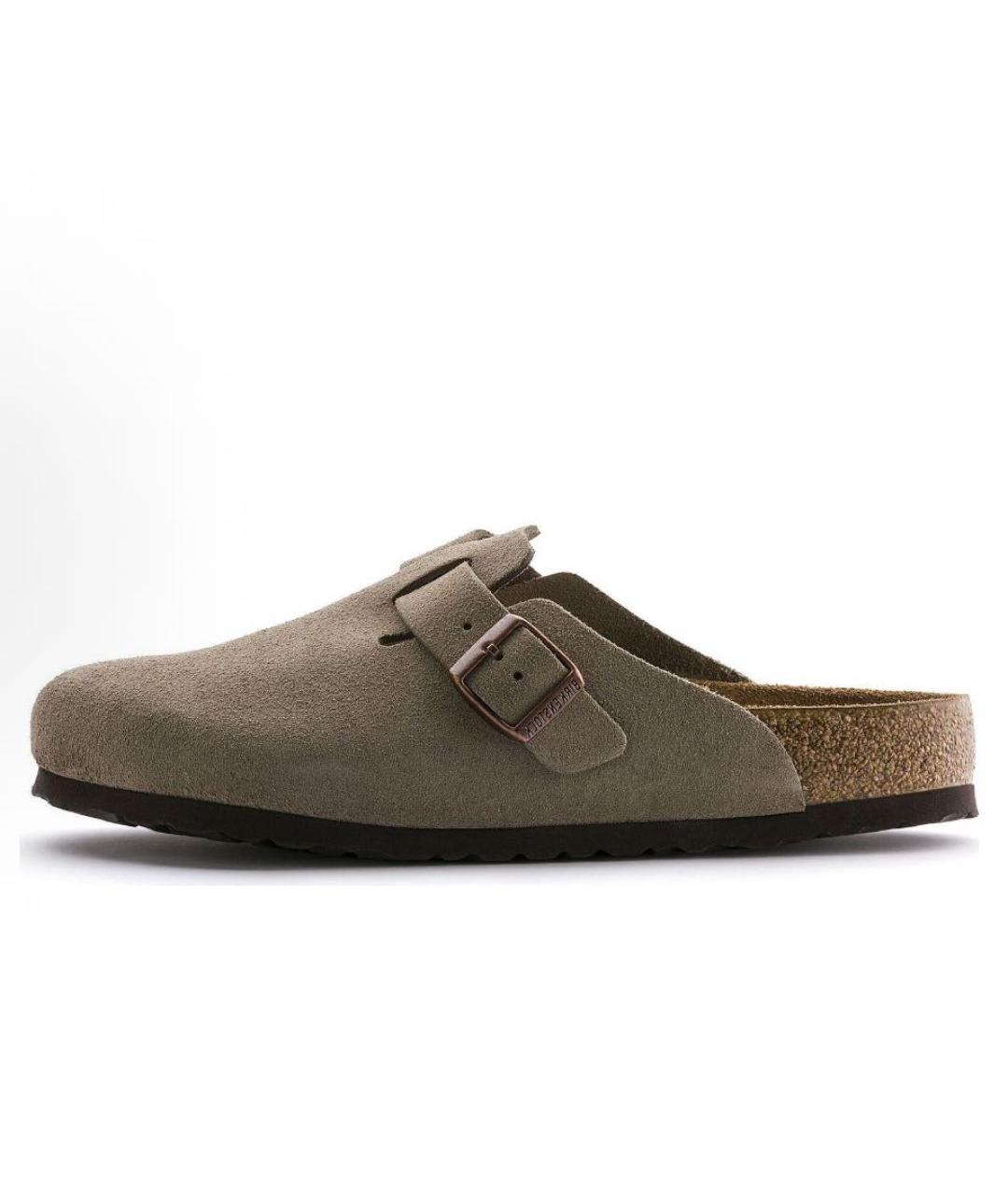 BIRKENSTOCK Бежевые сабо, фото 2