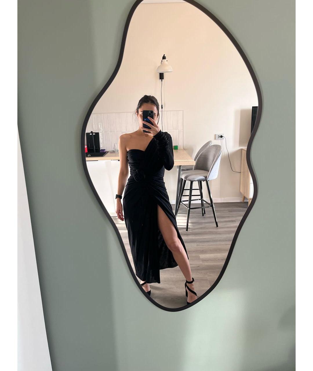 DOLCE&GABBANA Черное полиэстеровое вечернее платье, фото 5