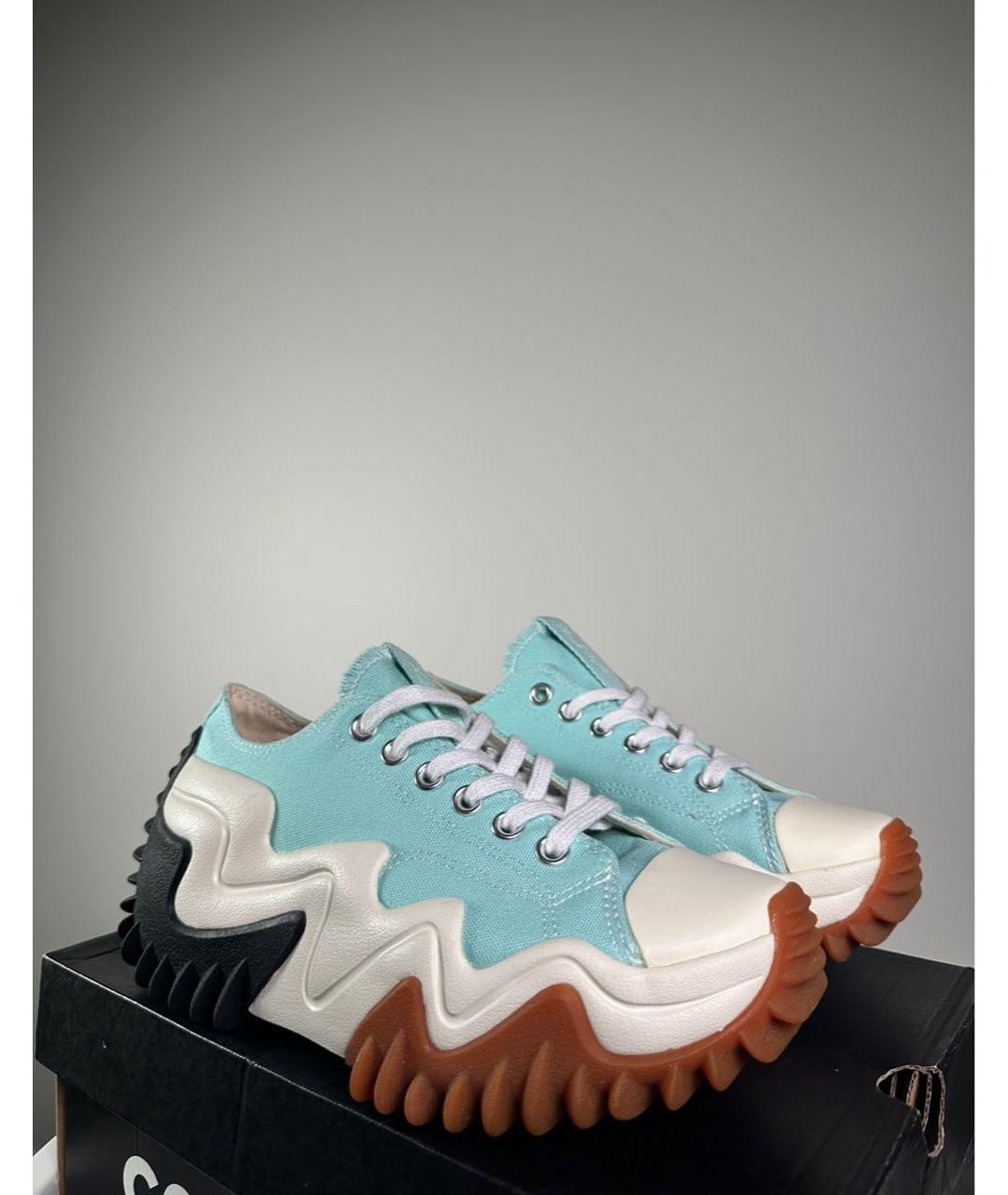 CONVERSE Голубые текстильные кеды, фото 3