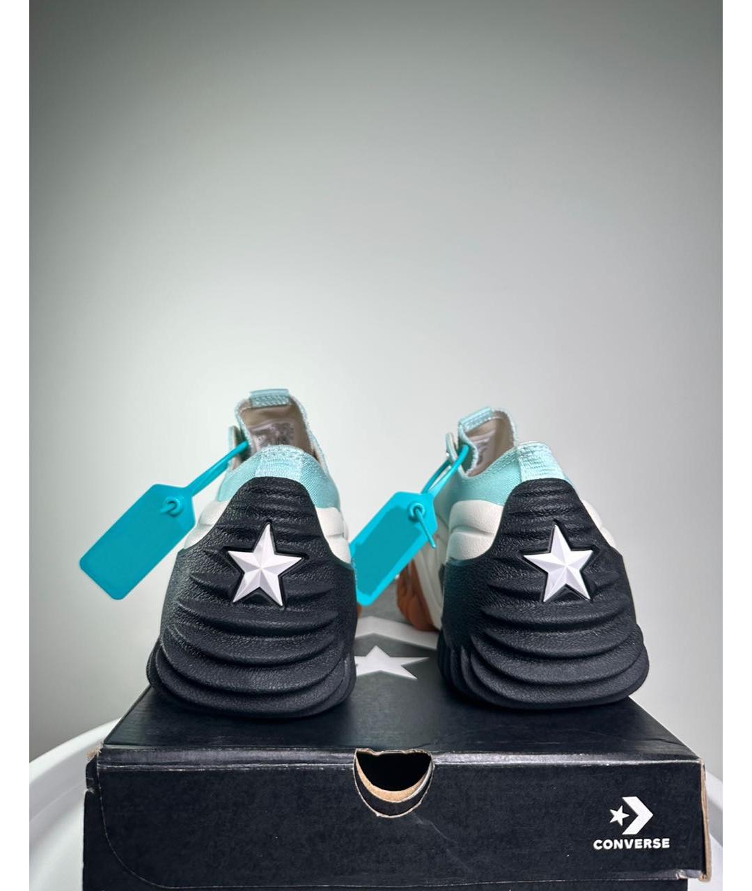 CONVERSE Голубые текстильные кеды, фото 4