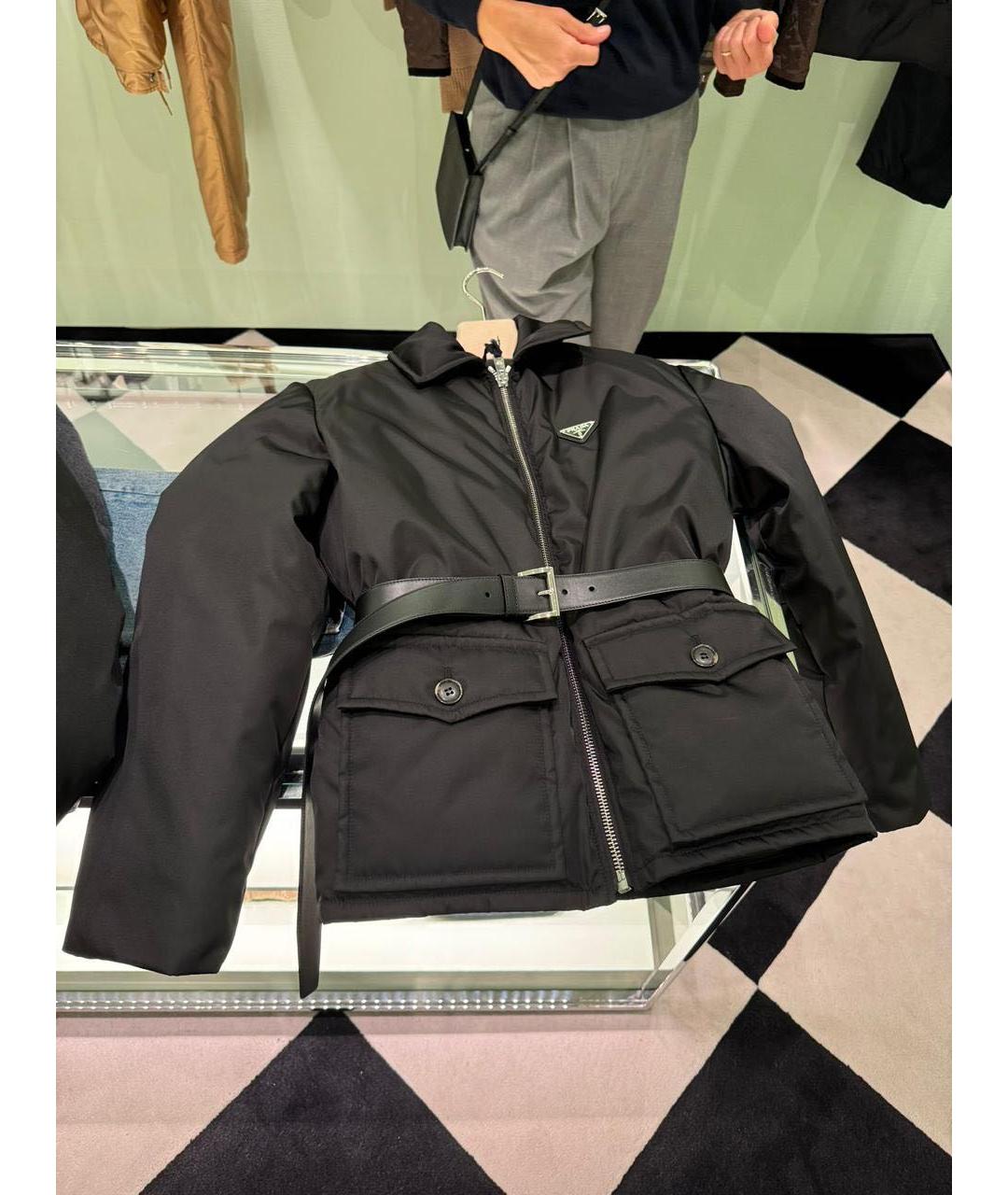 PRADA Черная куртка, фото 2