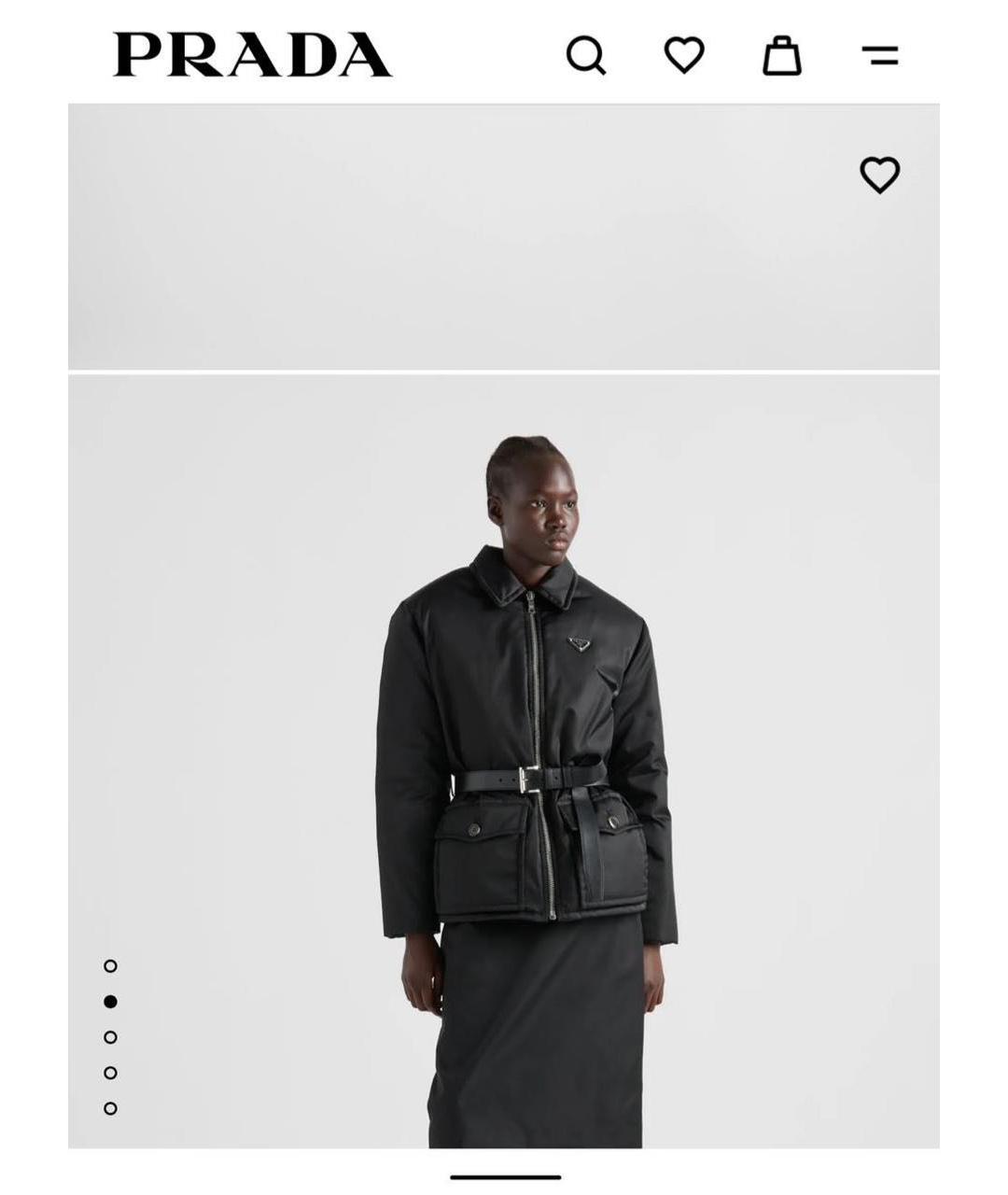 PRADA Черная куртка, фото 6