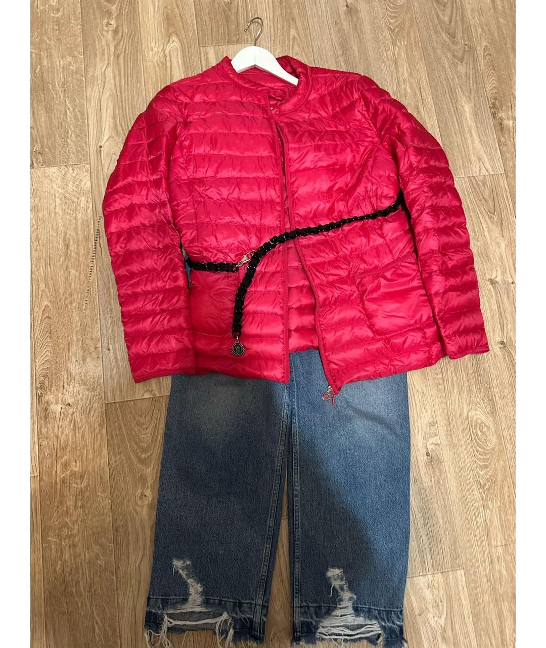 MONCLER Коралловая куртка, фото 8