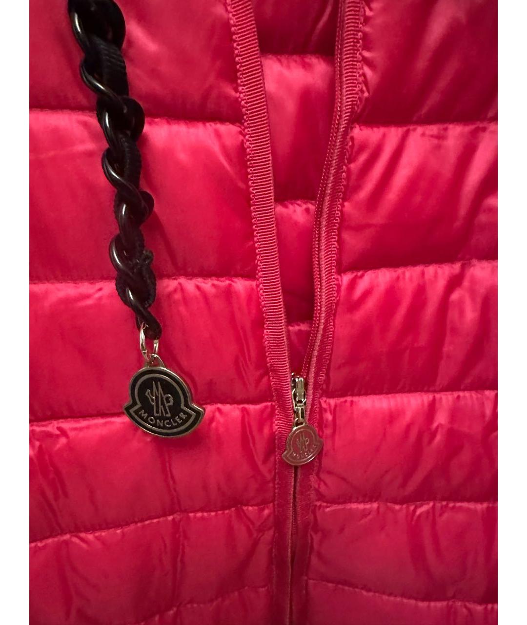 MONCLER Коралловая куртка, фото 4
