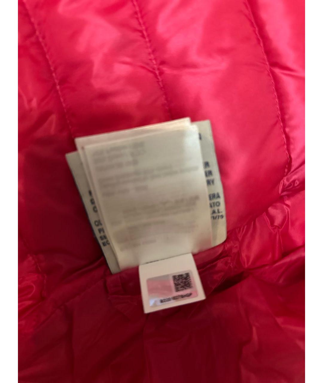 MONCLER Коралловая куртка, фото 7