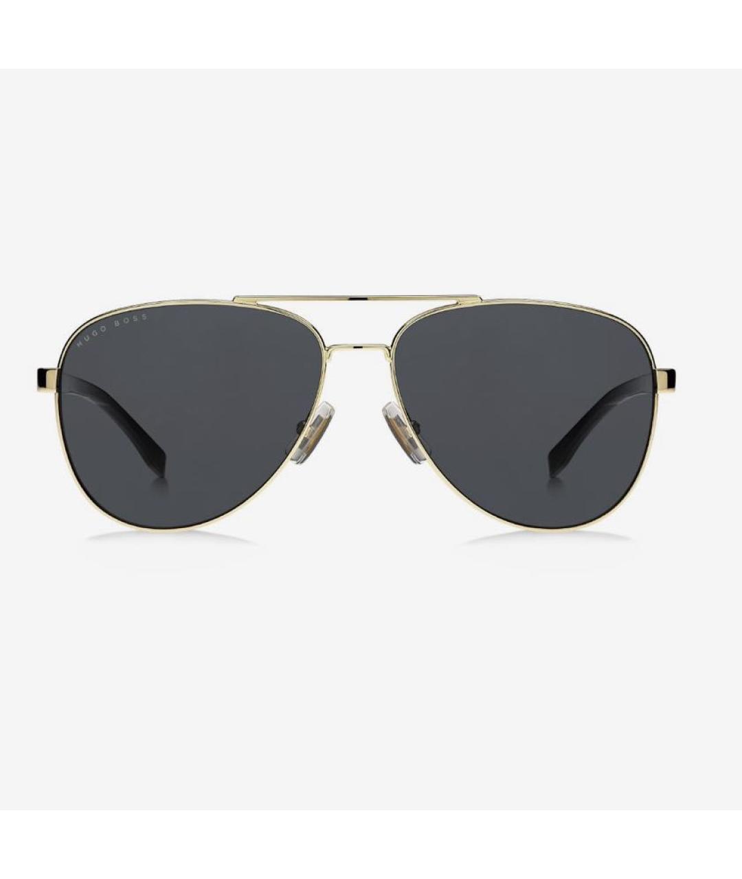 HUGO BOSS Черные металлические солнцезащитные очки, фото 6