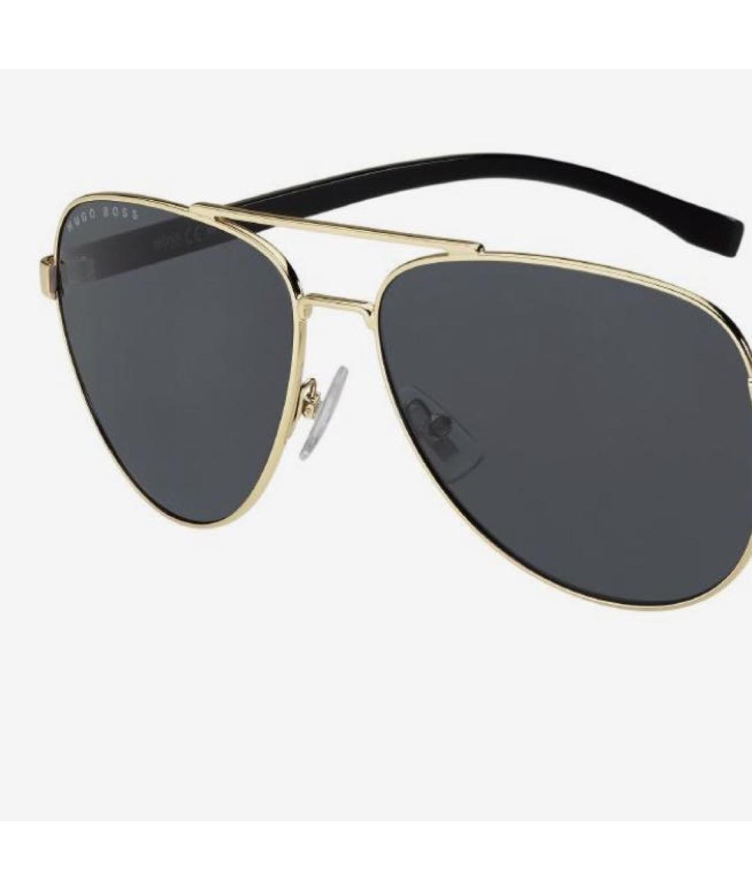 HUGO BOSS Черные металлические солнцезащитные очки, фото 4