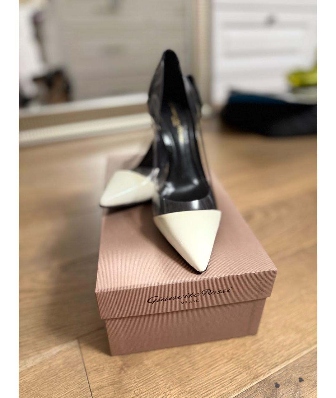 GIANVITO ROSSI Черные туфли из лакированной кожи, фото 5