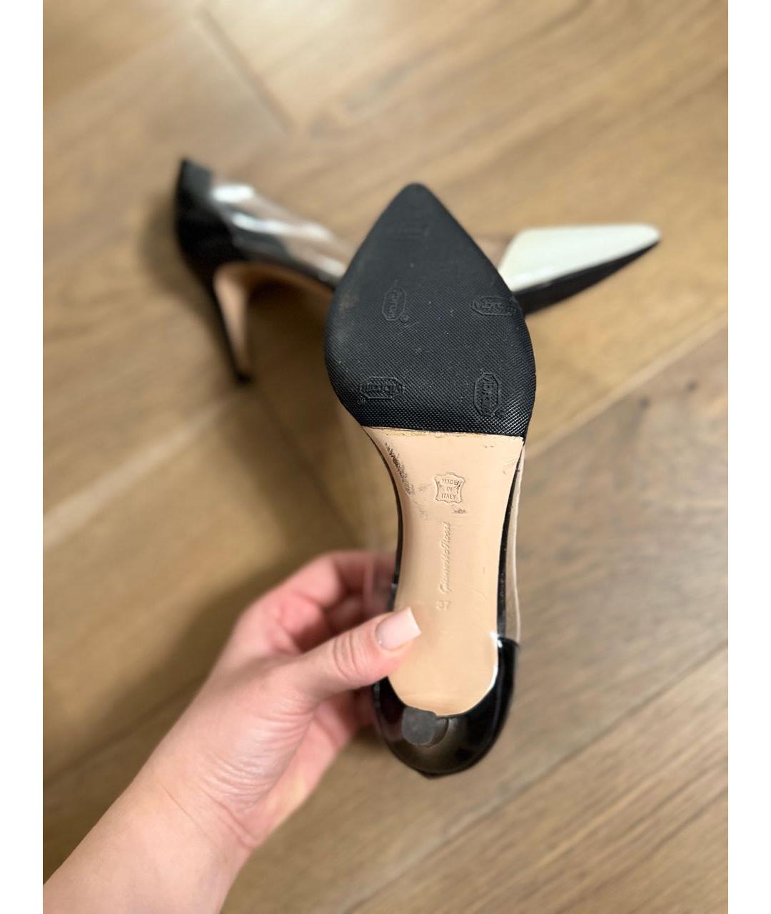 GIANVITO ROSSI Черные туфли из лакированной кожи, фото 6