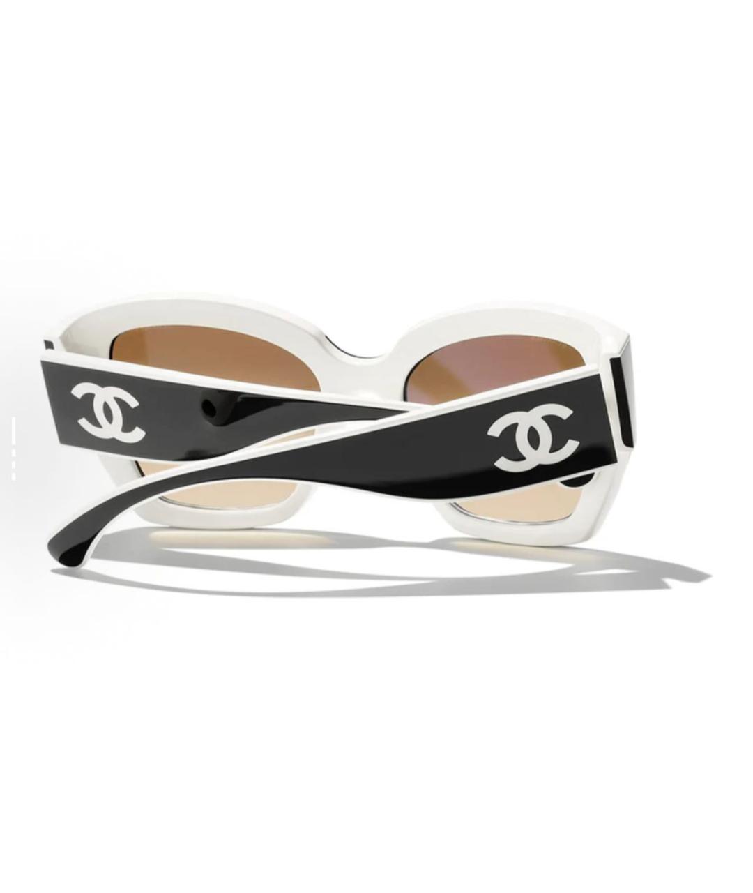 CHANEL Черные пластиковые солнцезащитные очки, фото 4