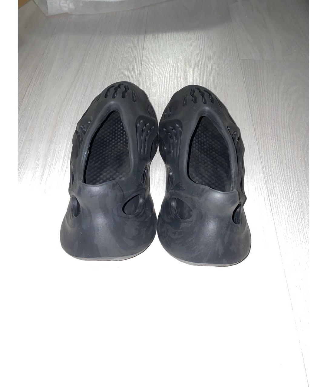 ADIDAS YEEZY Антрацитовые низкие кроссовки / кеды, фото 2