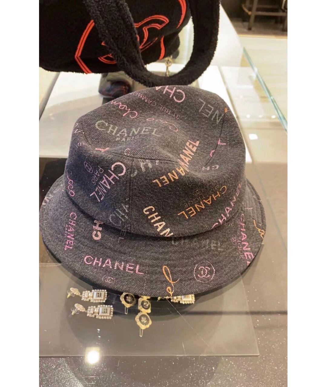 CHANEL Антрацитовая панама, фото 5