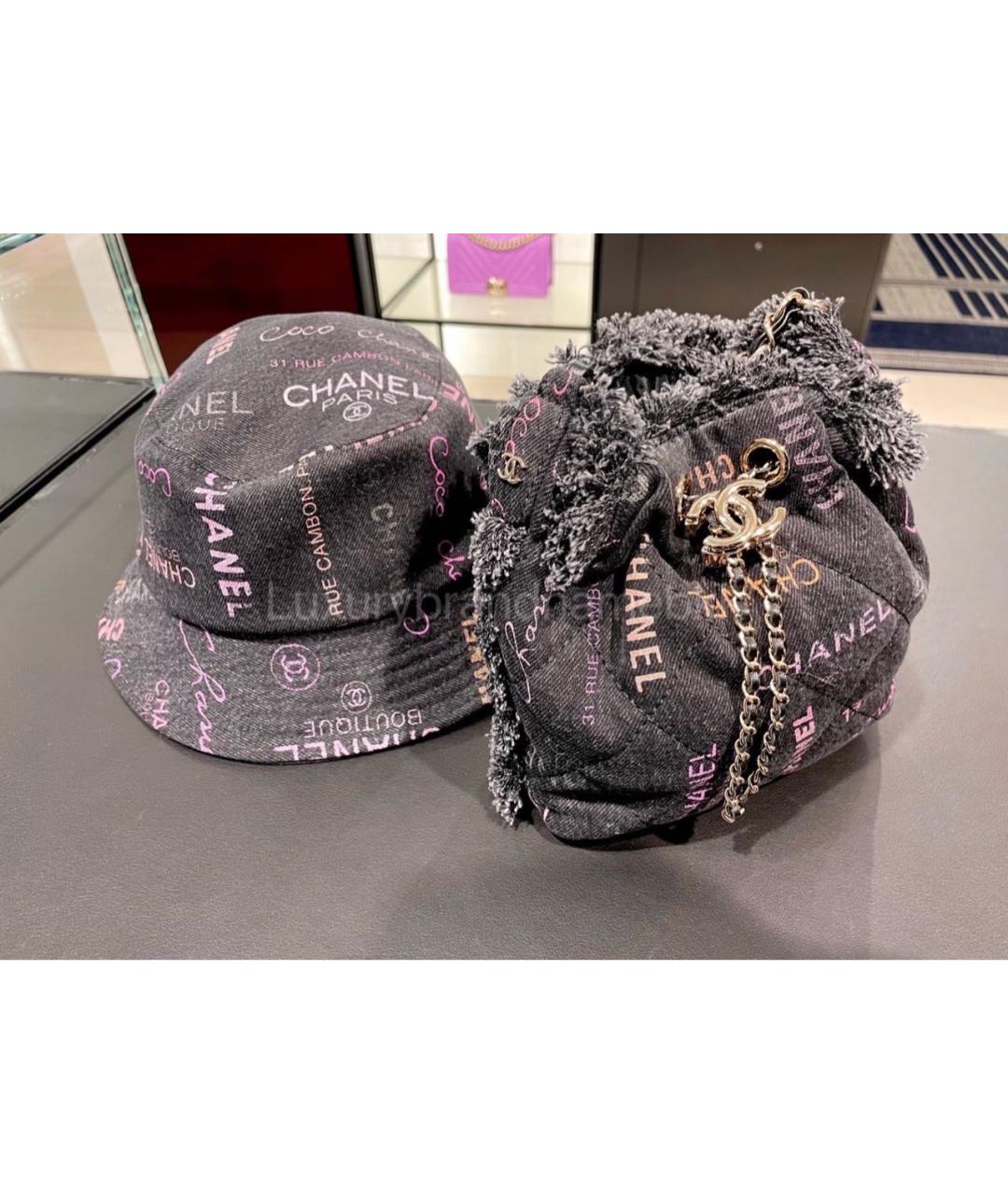 CHANEL Антрацитовая панама, фото 6
