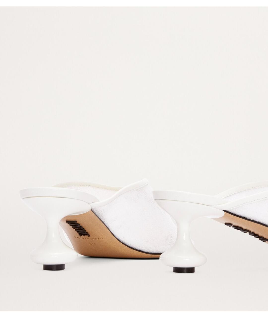 LOEWE Белые мюли, фото 8