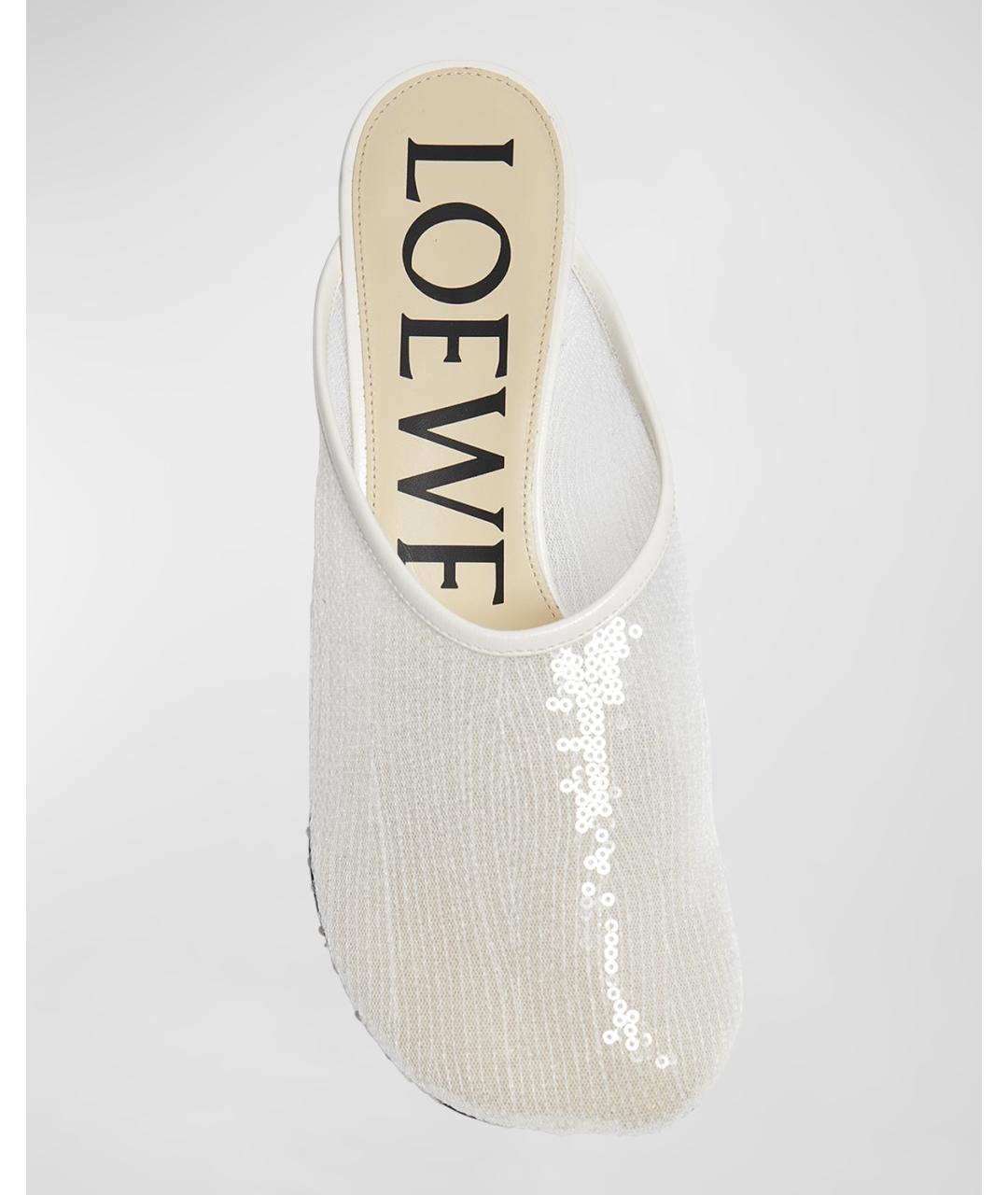 LOEWE Белые мюли, фото 5