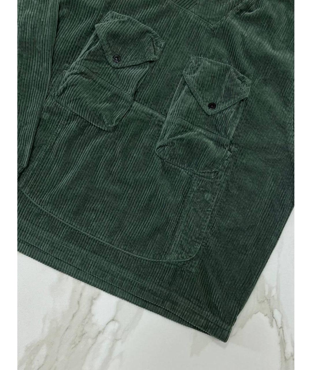 STONE ISLAND Зеленая куртка, фото 4