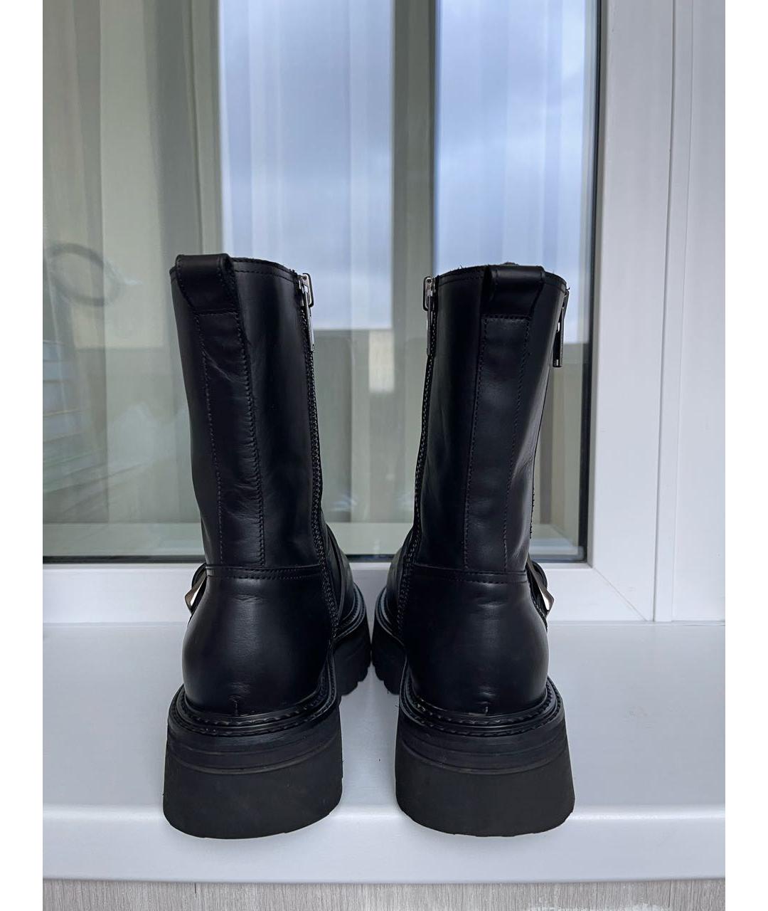 CASADEI Черные кожаные ботинки, фото 2