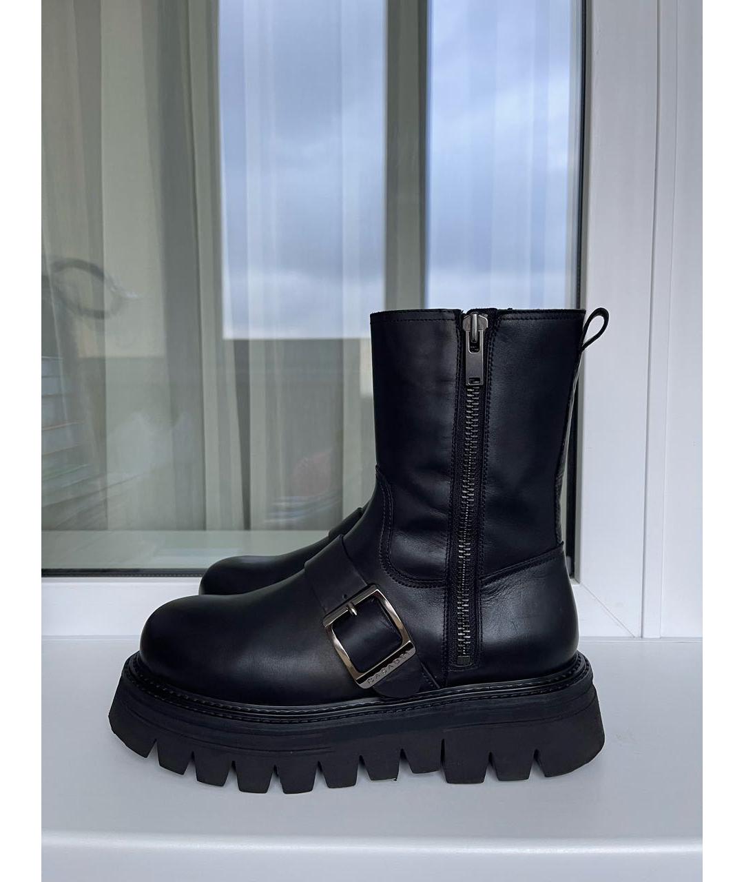 CASADEI Черные кожаные ботинки, фото 4