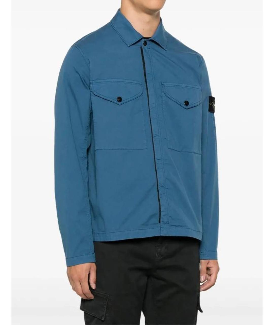 STONE ISLAND Синяя куртка, фото 8