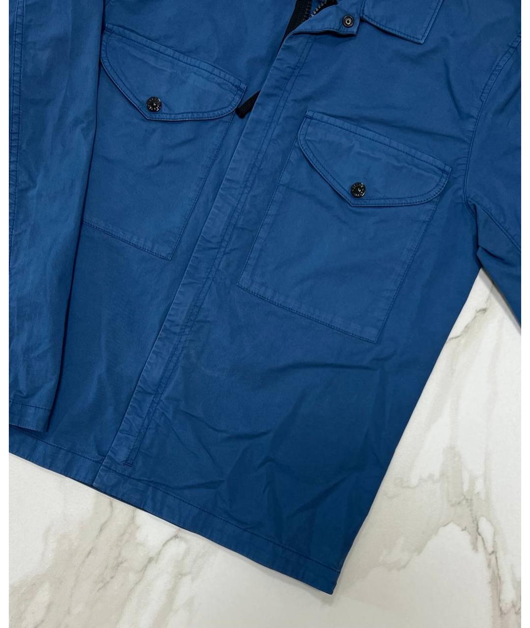 STONE ISLAND Синяя куртка, фото 4