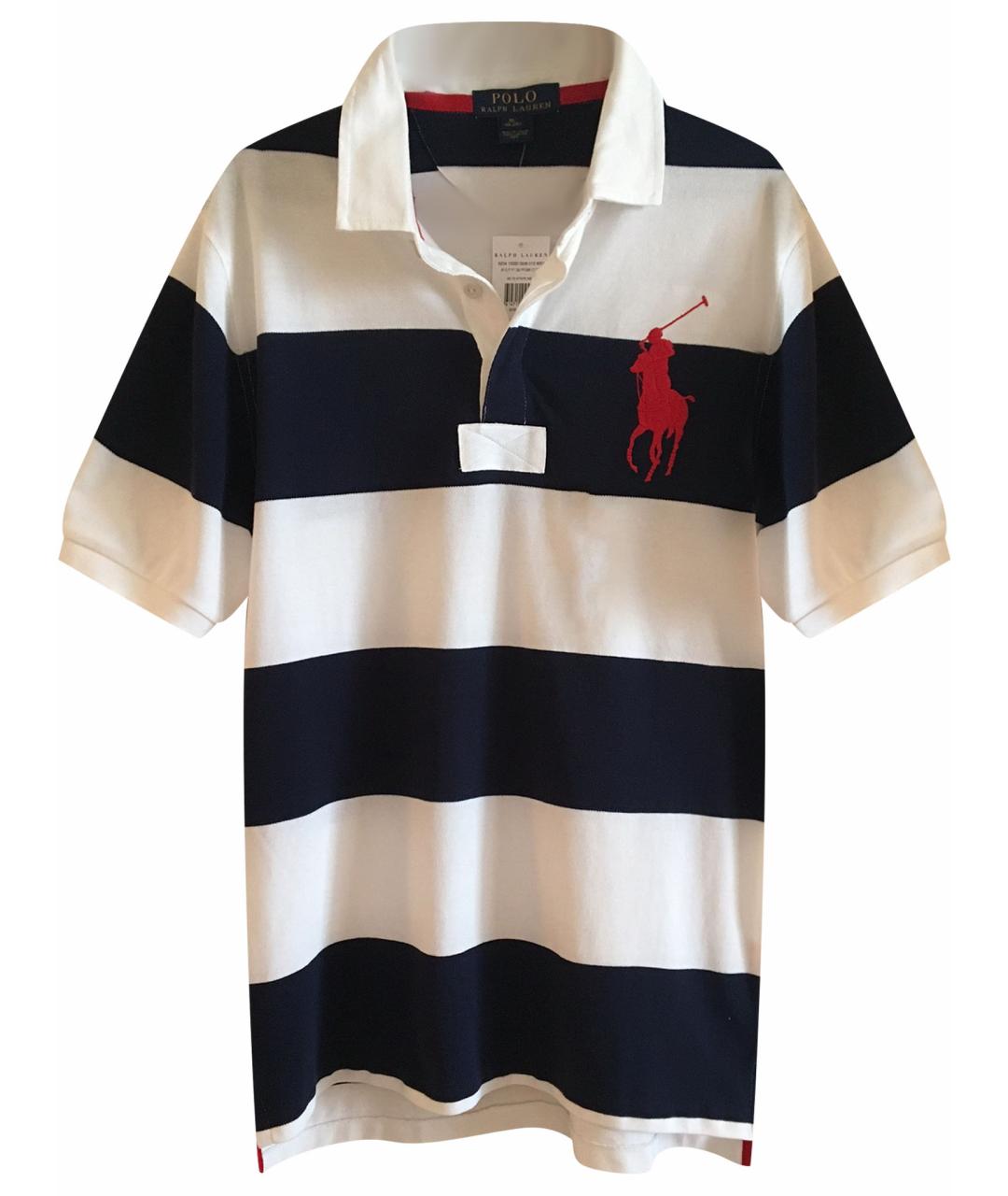 POLO RALPH LAUREN Мульти хлопковое поло с коротким рукавом, фото 1