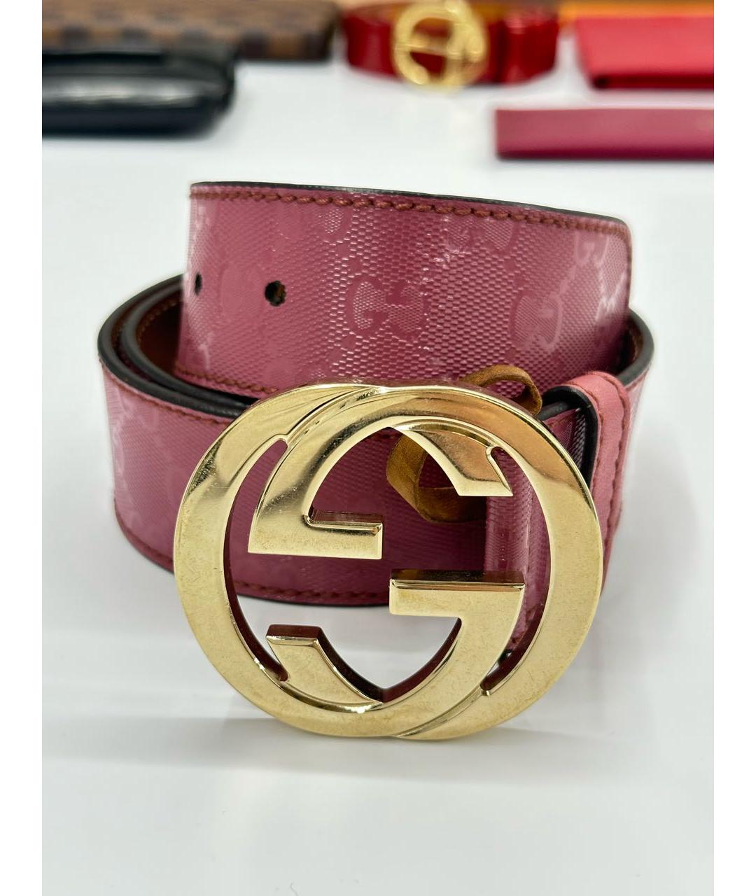 GUCCI Кожаный ремень, фото 8