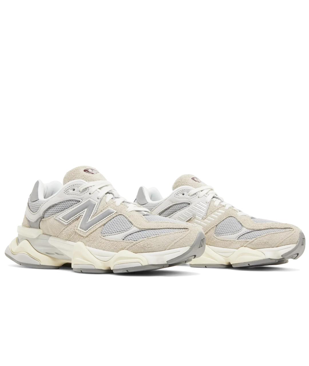 NEW BALANCE Бежевые кожаные низкие кроссовки / кеды, фото 2