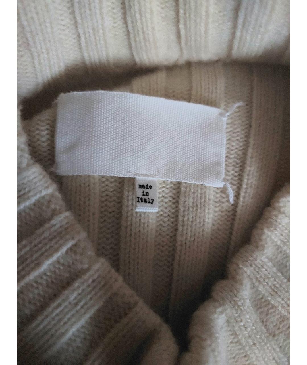 MAISON MARGIELA Бежевый шерстяной джемпер / свитер, фото 3