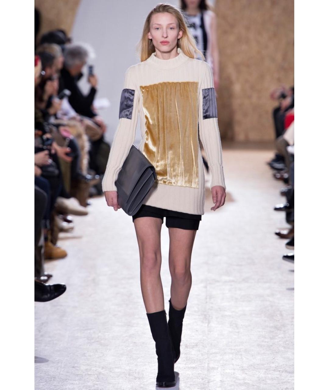 MAISON MARGIELA Бежевый шерстяной джемпер / свитер, фото 2