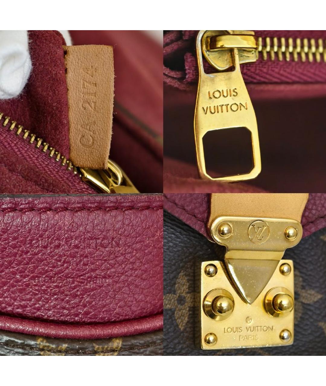 LOUIS VUITTON Бордовая сумка через плечо, фото 5