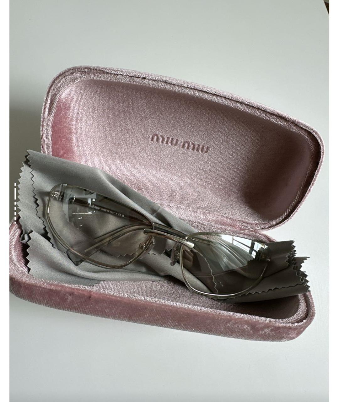 MIU MIU Серые солнцезащитные очки, фото 5