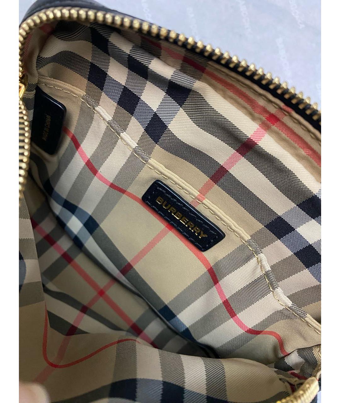 BURBERRY Кожаная поясная сумка, фото 5