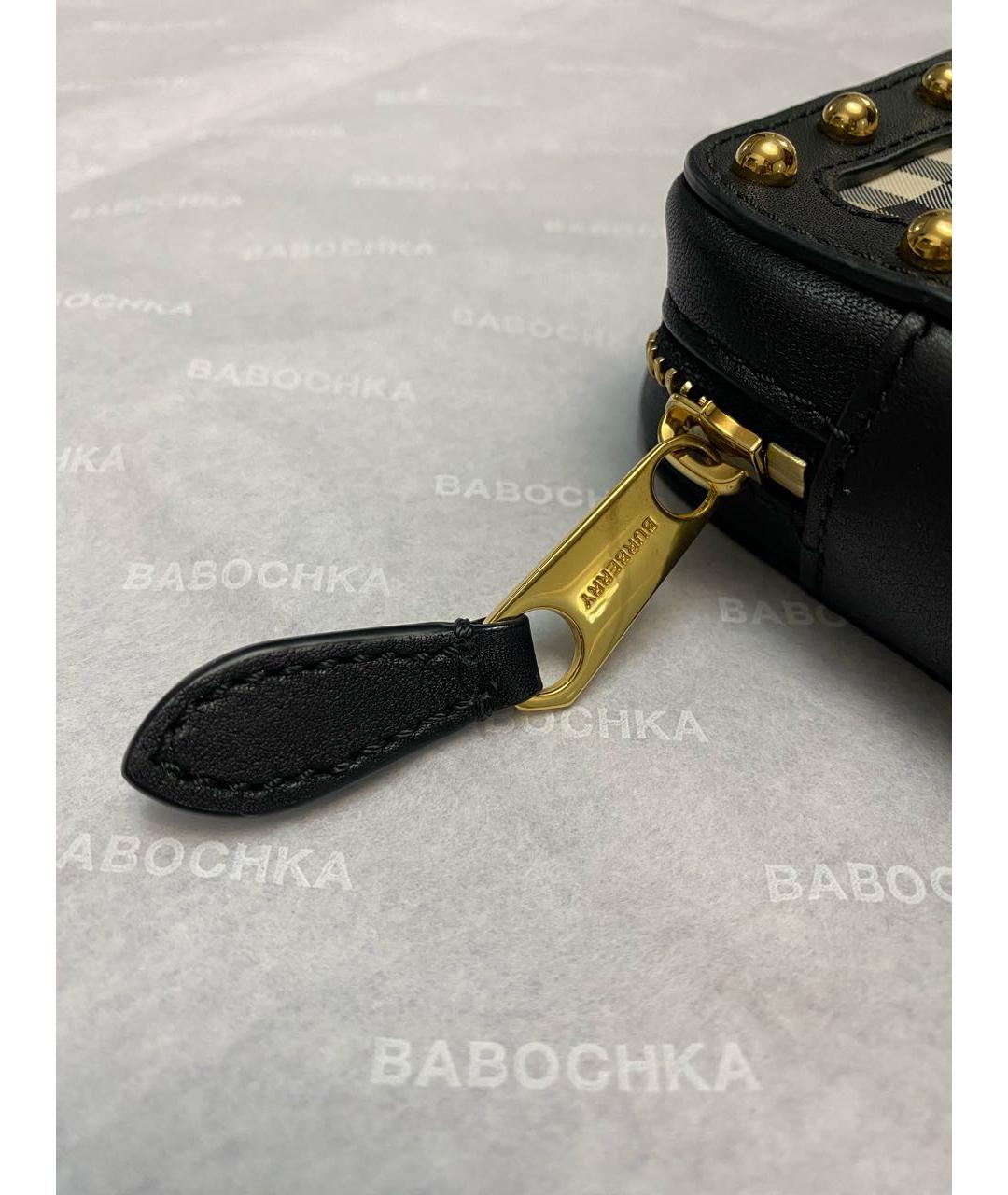 BURBERRY Кожаная поясная сумка, фото 8