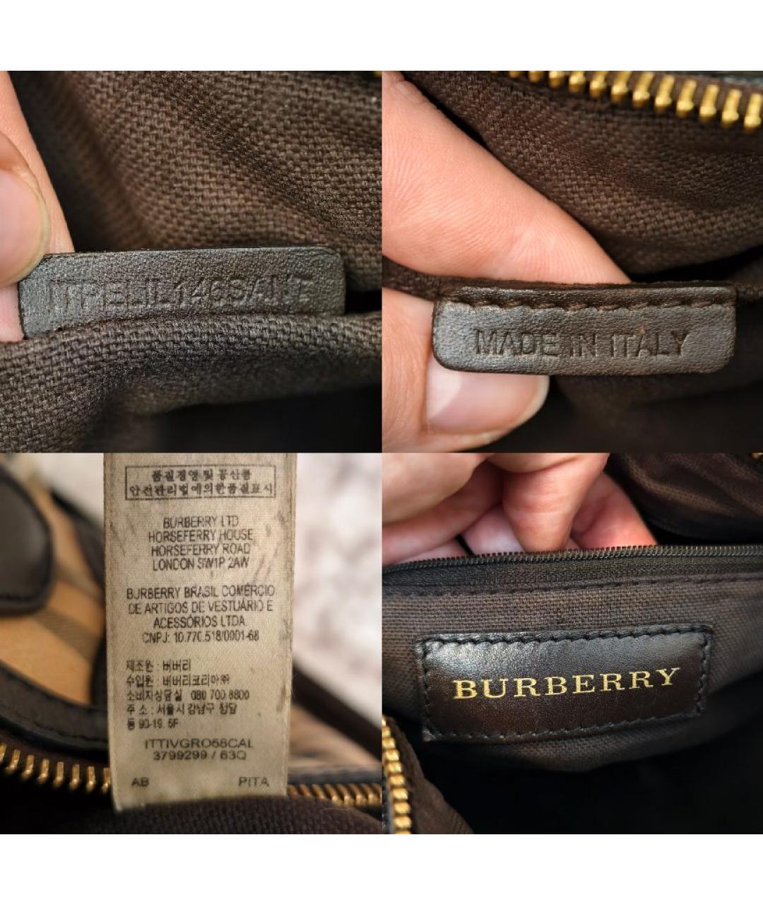 BURBERRY Сумка с короткими ручками, фото 5