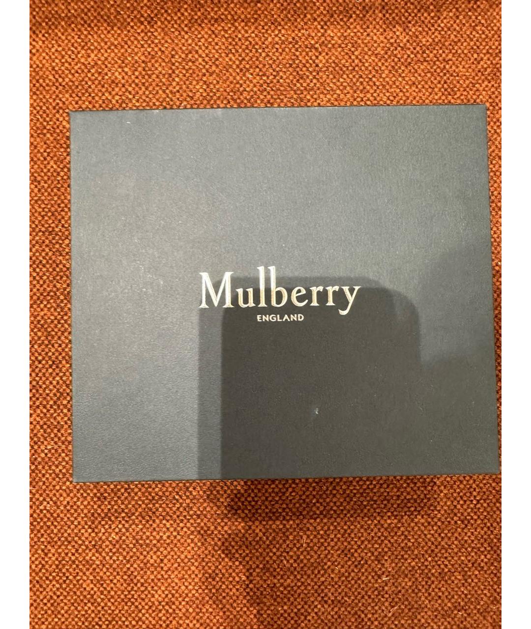 MULBERRY Черный кожаный ремень, фото 7